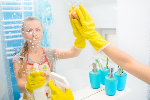 Carpet cleaning team using eco-friendly methods in St Johns Wood